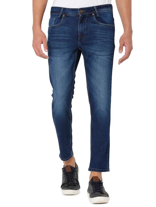 navy-blue light-washed denim jean - 18475994 - Very Small Image - 1