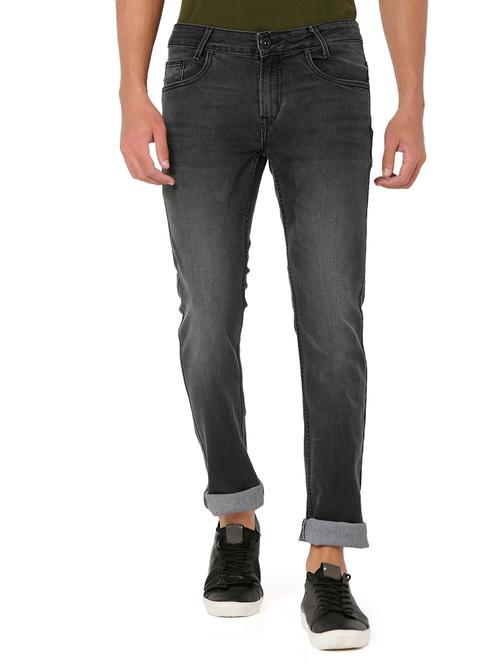 charcoal light-washed denim jean - 18475997 - Very Small Image - 1