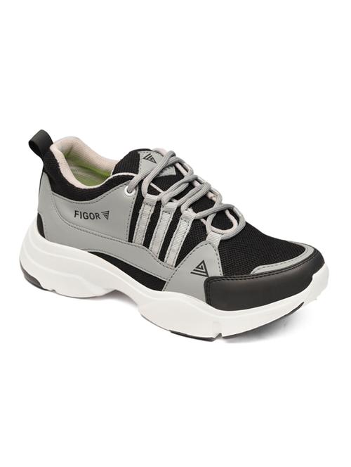 mens black lace up sport shoe - 18476820 - Very Small Image - 1
