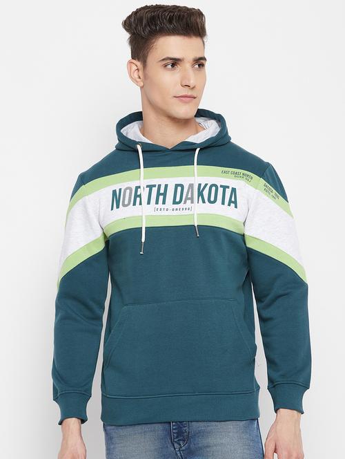 teal cut & sew sweatshirt - 18477112 - Very Small Image - 1