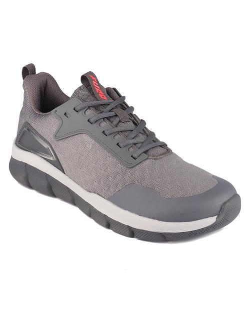 mens grey lace up sport shoe - 18477229 - Very Small Image - 1