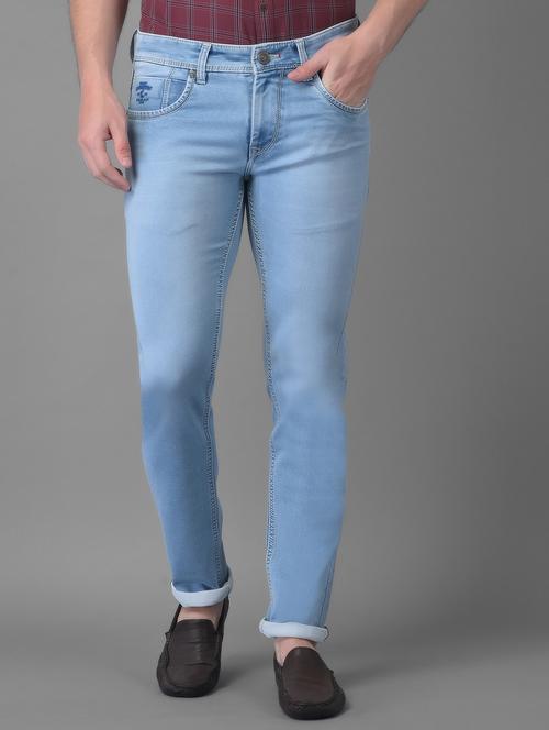 light-blue light-washed denim jean - 18477352 - Very Small Image - 1