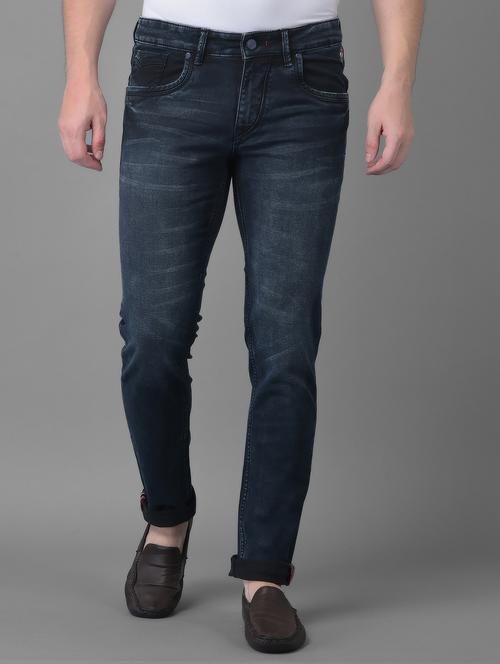 navy light-washed denim jean - 18477362 - Very Small Image - 1