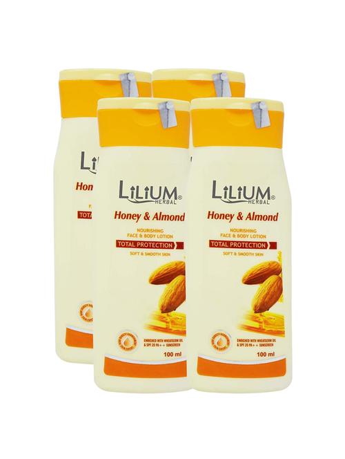 herbal honey & almond body lotion pack of 4 - 18477448 - Very Small Image - 1