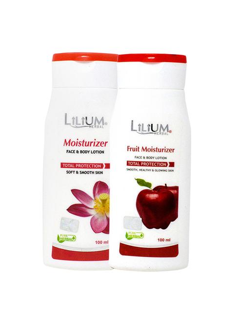 herbal fruit with regular moisturizer face & body lotion 100ml each pack of 2 - 18477498 - Very Small Image - 1