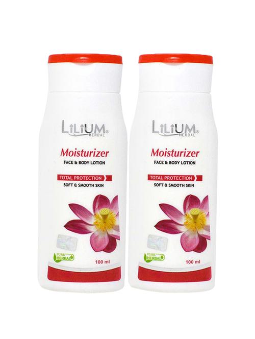 herbal regular moisturizer face & body lotion 100ml pack of 2 - 18477499 - Very Small Image - 1