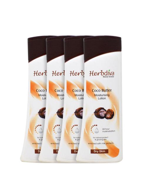 coco butter moisturising lotion for natural protect & glowing skin 100ml each pack of 4 - 18477507 - Very Small Image - 1