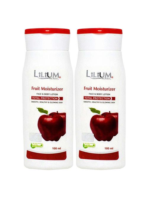 herbal fruit moisturizer face & body lotion 100ml pack of 2 - 18477513 - Very Small Image - 1