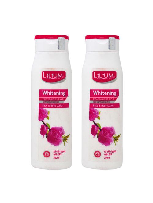 herbal whitening face & body lotion 350ml pack of 2 - 18477522 - Very Small Image - 1