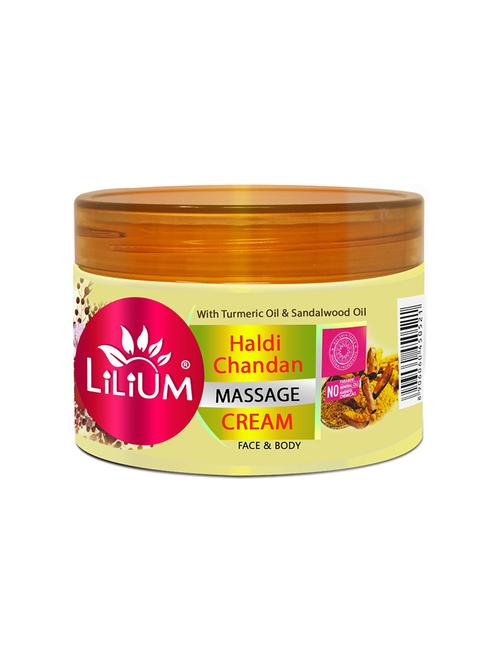 haldi chandan paraben free face & body massage cream - 18477572 - Very Small Image - 1