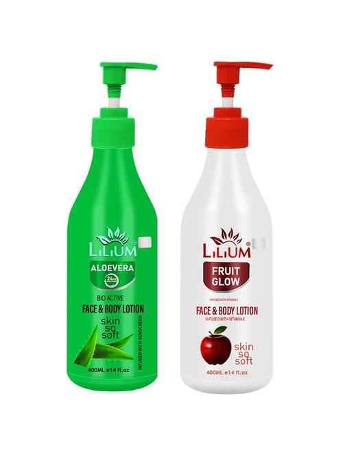 fruit glow & aloevera face and body lotion for skin soft, natural skin lotion - 18477582 - Very Small Image - 1