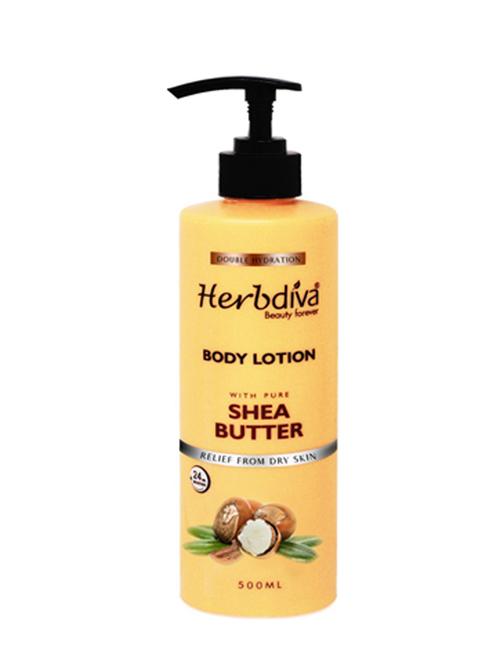 double hydration body lotion with shea butter, moisturizing cream for dry and dead skin - 18477623 - Very Small Image - 1