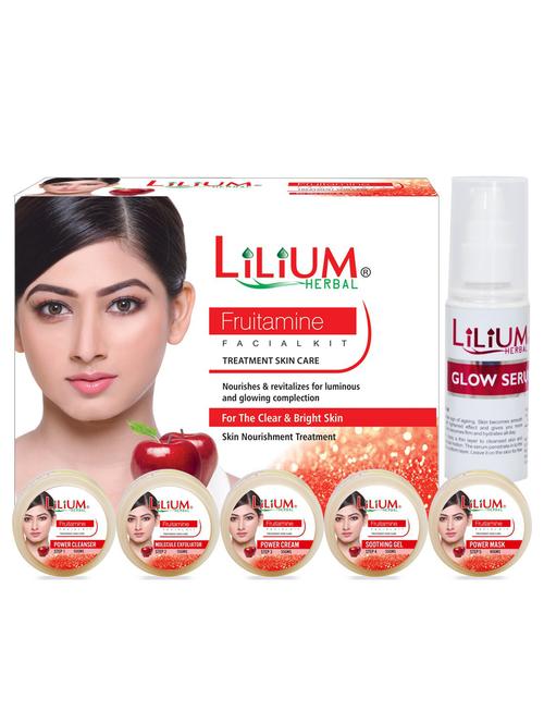 herbal fruitment treatment facial kit 350gm with whitening cream20ml - 18477748 - Very Small Image - 1