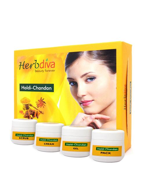 haldi chandan facial kit for radiant whitening 130gm - 18477773 - Very Small Image - 1