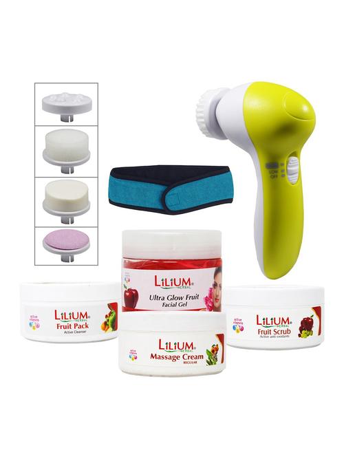 fruit facial kit 800g with 5in1 massager & facial band-gc1039 - 18477774 - Very Small Image - 1