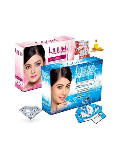diamond facial kit for nourishes skin & whitening facial kit for skin luminous - 18477820 - Very Small Image - 1