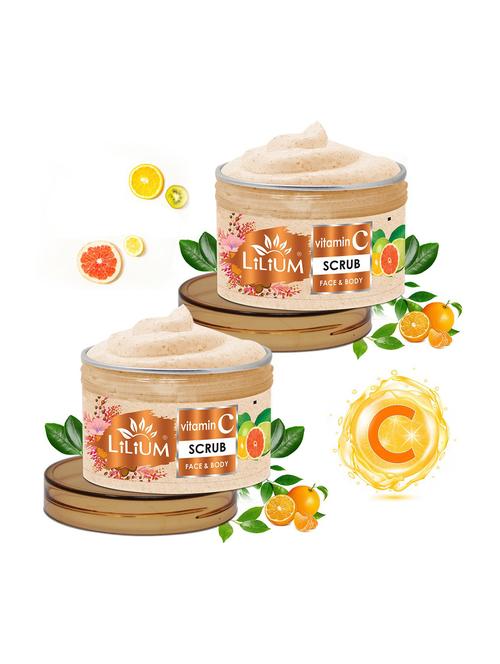 vitamin c face & body scrub, for skin refreshing - 18477851 - Very Small Image - 1