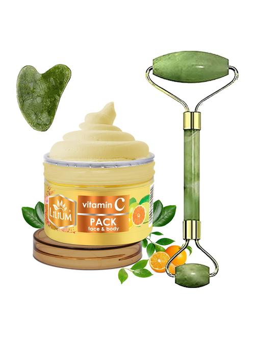 vitamin c face & body pack with double side face roller - 18477857 - Very Small Image - 1
