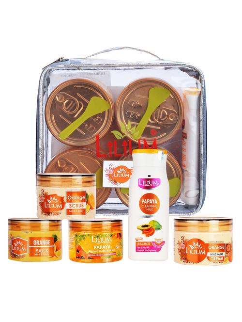orange facial kit for men, women for glowing skin - 18477862 - Very Small Image - 1