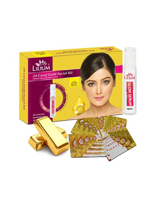 radiant gold skin protection facial kit for skin luminous - 18477885 - Very Small Image - 1