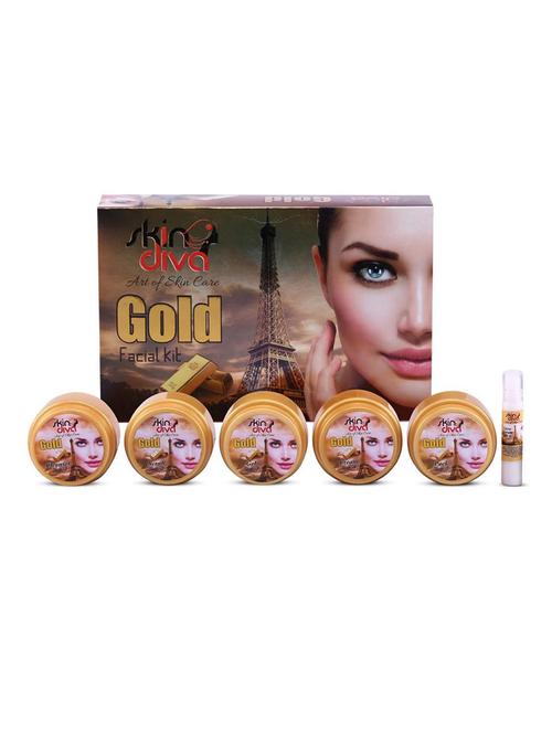 six step gold facial kit 275gm+10ml - 18477916 - Very Small Image - 1
