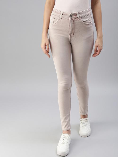 high rise stone washed skinny fit jeans - 18479572 - Very Small Image - 1