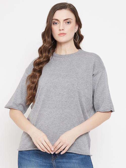 round neck solid t-shirt - 18479903 - Very Small Image - 1