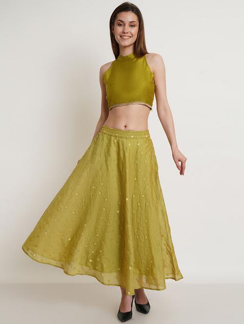 self design skirt top set - 18480640 - Very Small Image - 1