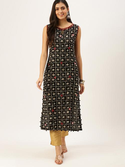 dabu straight kurta - 18480657 - Very Small Image - 1