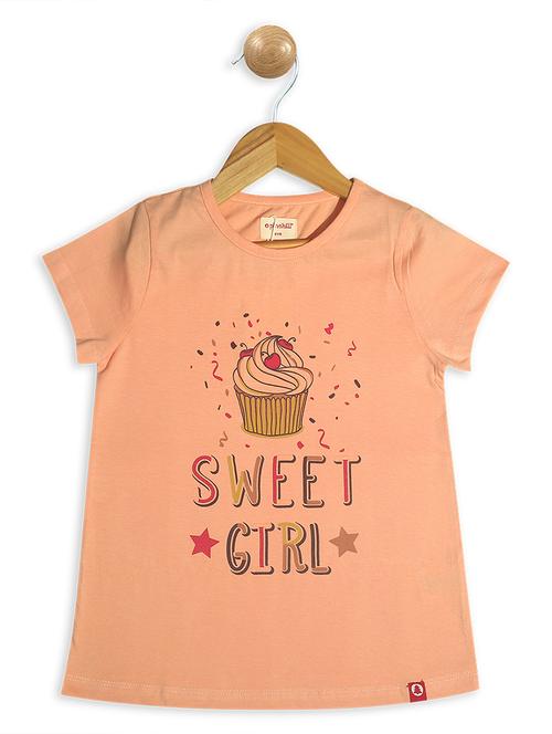 girls round neck graphic tees - 18480884 - Very Small Image - 1