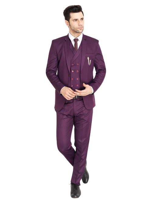 three piece suit double breasted waistcoat - 18481178 - Very Small Image - 1