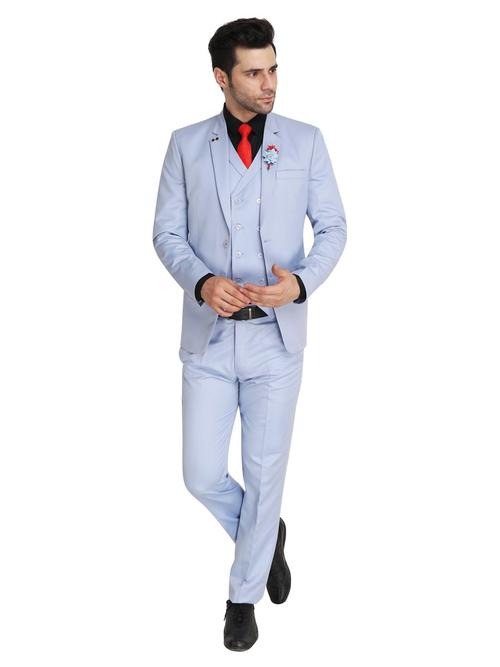 three piece suit double breasted waistcoat - 18481210 - Very Small Image - 1