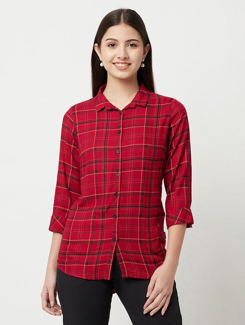 checkered regular shirt - 18481284 - Very Small Image - 1