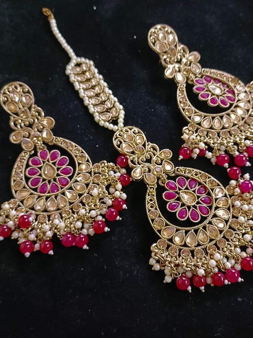 red zinc earring - 18481326 - Very Small Image - 1
