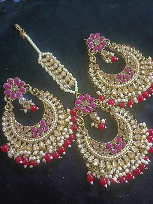red zinc earring - 18481328 - Very Small Image - 1