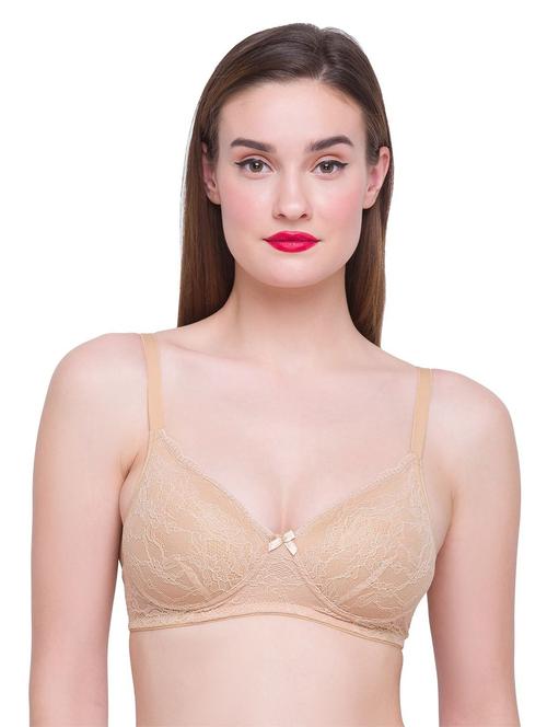 lace detailed lightly padded regular bra - 18481448 - Very Small Image - 1