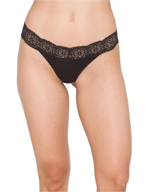 low rise solid thongs panty - 18481562 - Very Small Image - 1