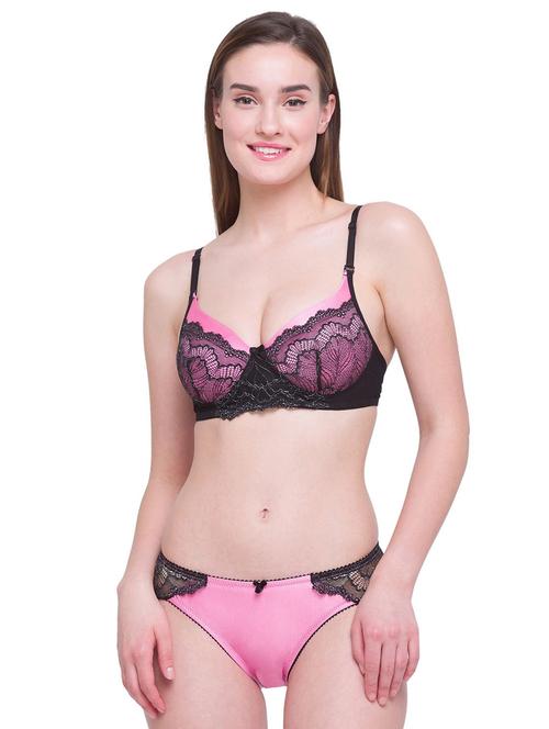 lace detailed bras and panty set - 18481763 - Very Small Image - 1