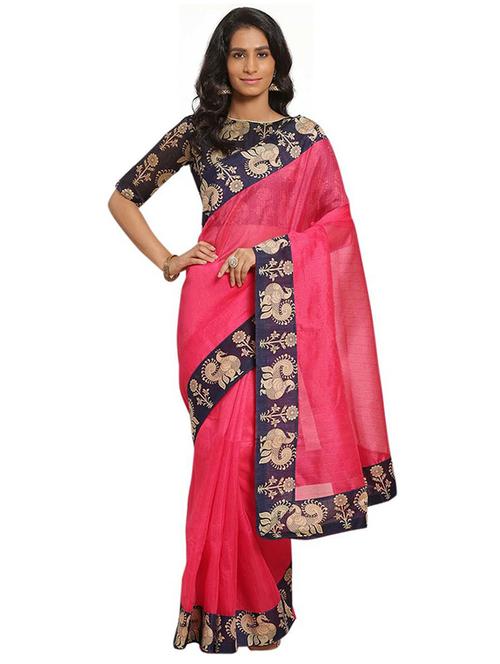 self-designed border detailed saree - 18482764 - Very Small Image - 1