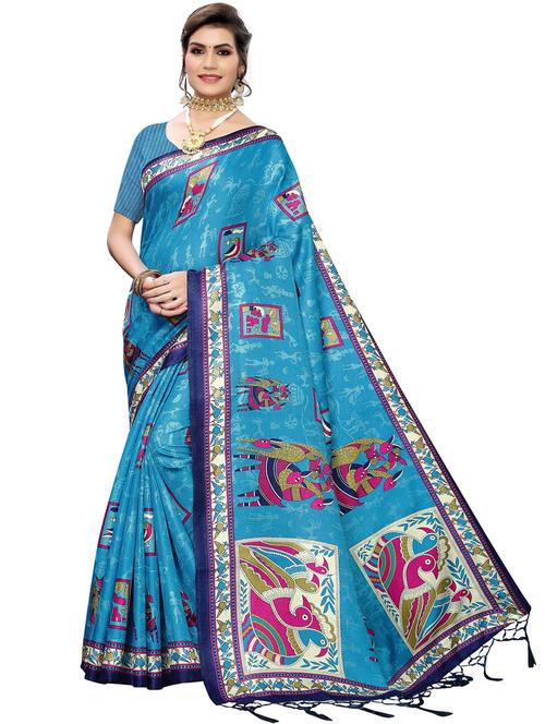 conversational printed saree - 18488280 - Very Small Image - 1