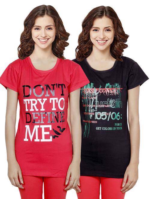 women's t-shirt combo - 18490841 - Very Small Image - 1