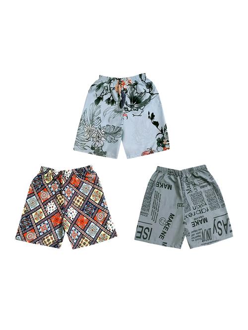 girls pack of 3 printed shorts - 18491047 - Very Small Image - 1