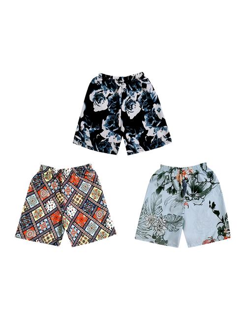 girls pack of 3 printed shorts - 18491073 - Very Small Image - 1