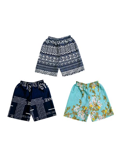 girls pack of 3 printed shorts - 18491114 - Very Small Image - 1