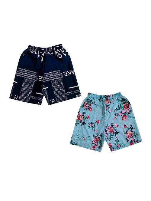 girls pack of 2 printed shorts - 18491115 - Very Small Image - 1
