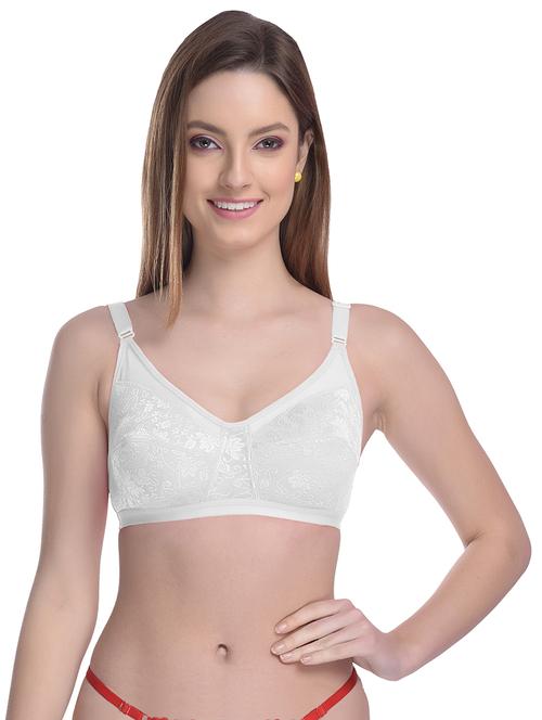 non padded self design regular bra - 18493072 - Very Small Image - 1
