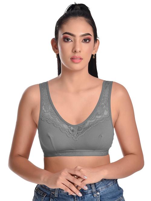 non padded solid sports bra - 18493090 - Very Small Image - 1
