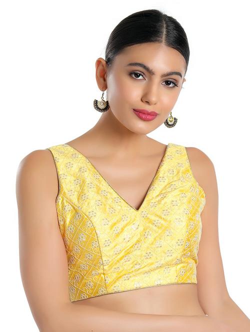 v neck embroidered blouse - 18493142 - Very Small Image - 1