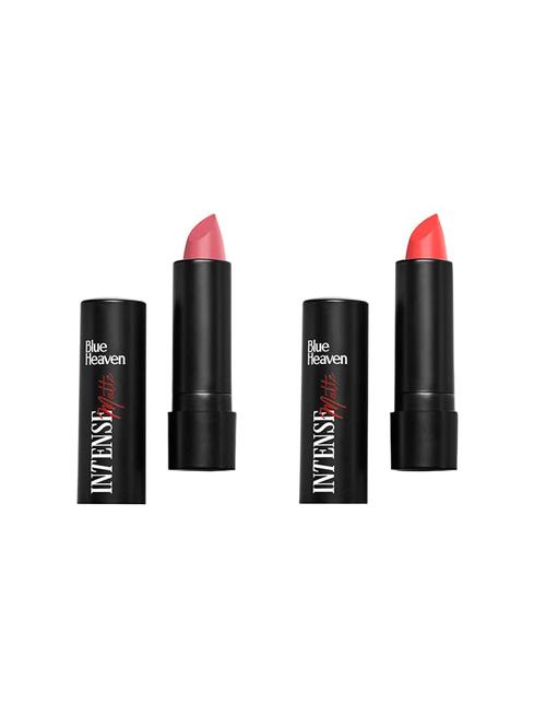 blue heaven intense matte lipstick (pink rose & pink forest ) - 18500129 - Very Small Image - 1