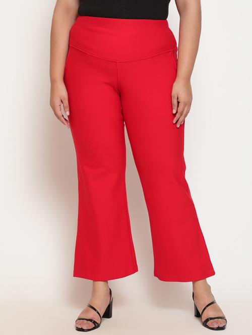 high rise solid plus size jegging - 18500249 - Very Small Image - 1